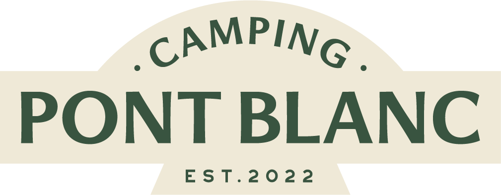 Camping Pont Blanc wordmark logo